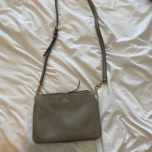 Grey Kate Spade crossbody